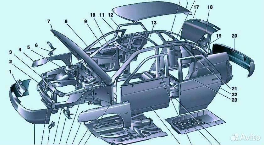 Кузовное Железо Ваз Приора Оригинал Купить