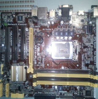 Материнка + процессор + кулер Intel Core i3 4130