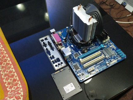 Процессор Intel I7 3770, мат.плата Gigabyte H61m