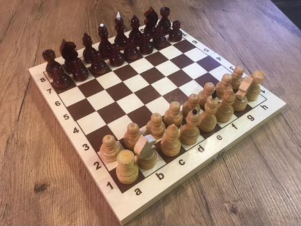 Шахматы деревянные 29см х 29см