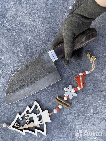 Сербский шеф нож из дамасской стали