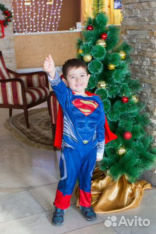 Карнавальный костюм супермен р. 98-110