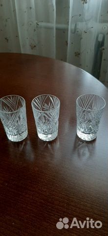 Хрустальные бокалы фужеры рюмки