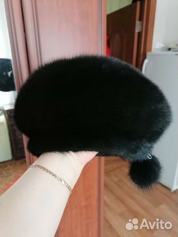 Женский норковый берет