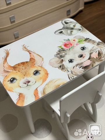 Детский стол и стул новый комплект