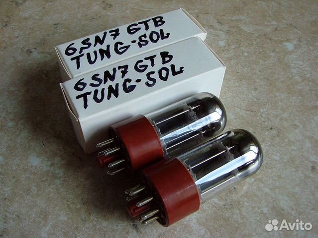 Радиолампы 6SN7, 12AT7, 12AX7 Япония, США