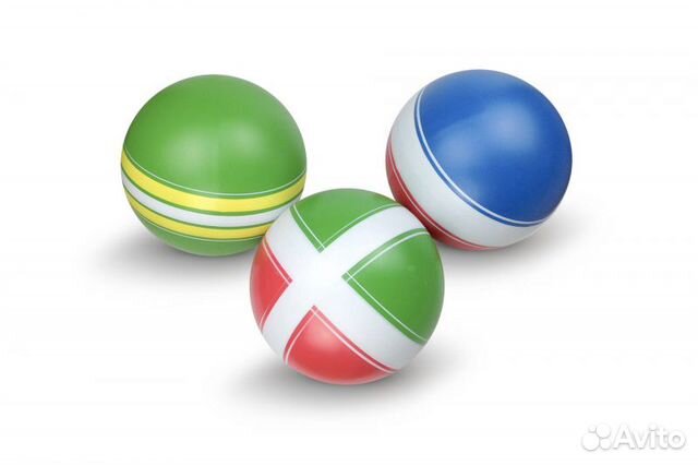 Мяч резиновый детский д. 100мм., серия