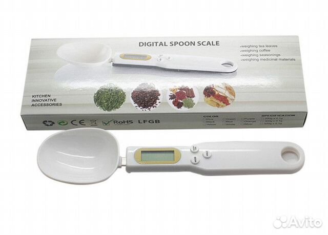 Ложка мерная электронная весы с LCD дисплеем акц