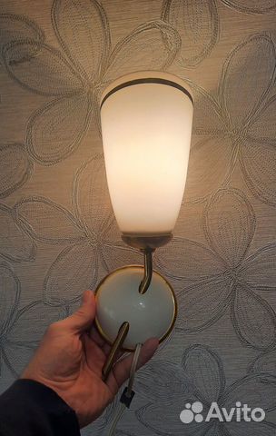 Винтажное настенное бра-светильник, СССР 60-70 год