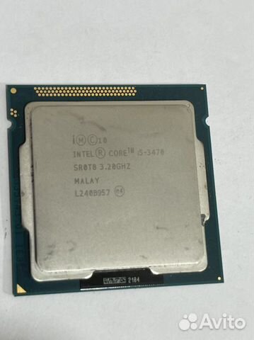 Процессор Intel Core i5-3470 6 мб кэш-памяти, такт