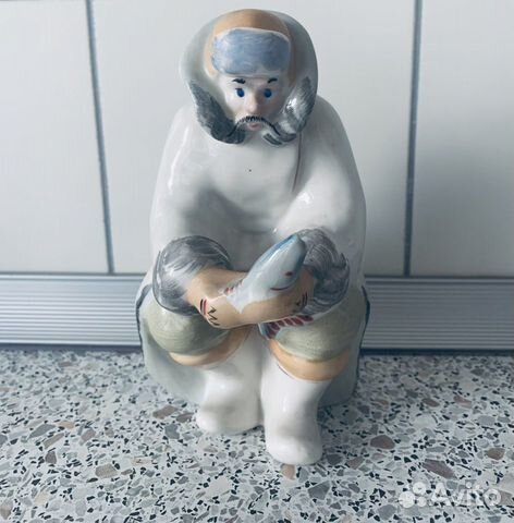 Фарфоровая статуэтка Рыбак СССР
