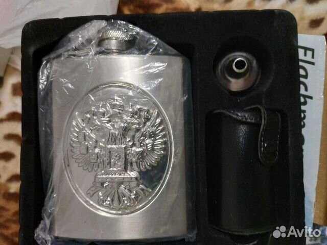 Мужской подарочный набор с фляжкой