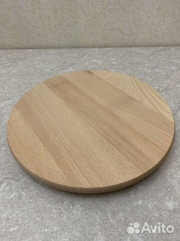 Подставка для торта, вращающаяся, массив бука