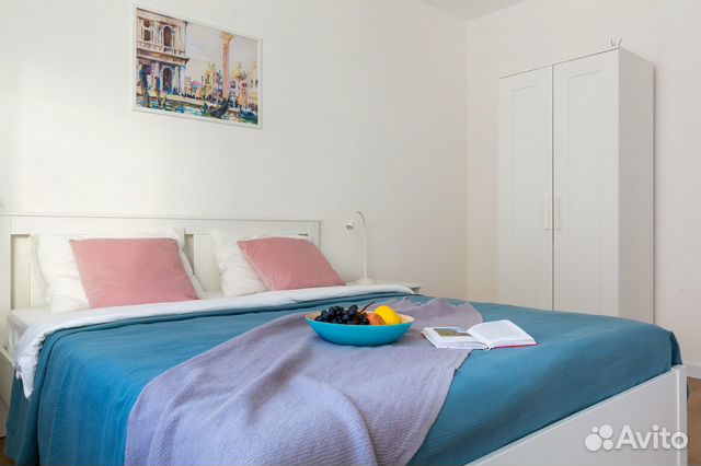 

1-к. квартира, 43 м², 2 кровати