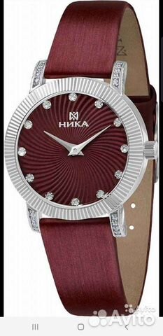 Часы серебряные ника женские новые