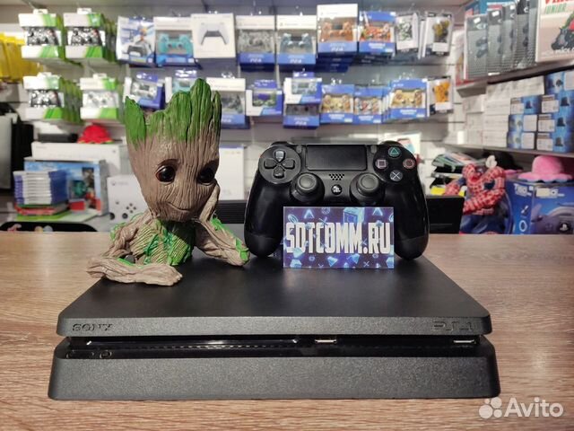 Sony Playstation 4 Slim б.у в идеале + MK11