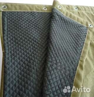 Шторы из брезента утеплённые