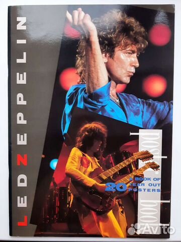 Led Zeppelin Poster book -20 Poster A3. 1987