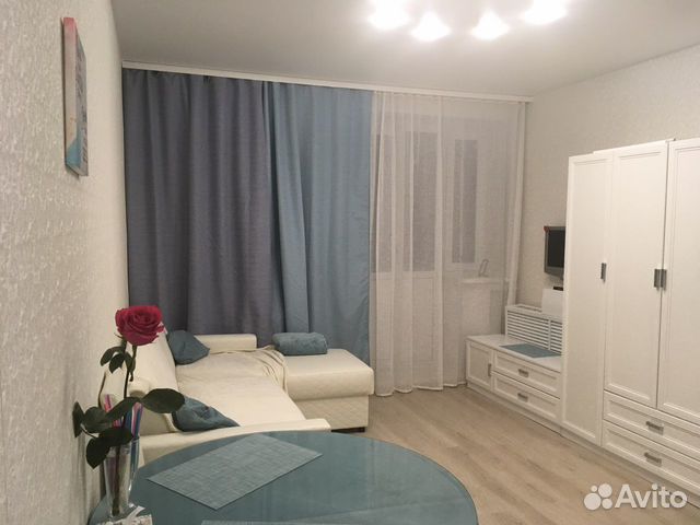 

1-к. квартира, 40 м², 2 кровати