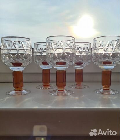 Хрустальные бокалы СССР