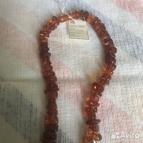 Бусы из натурального янтаря