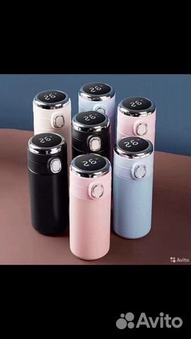 Умный термос из нержавеющей стали с дисплеем