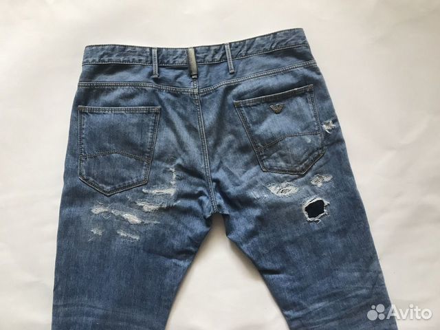 Limited Armani Jeans Distressed Patchwork