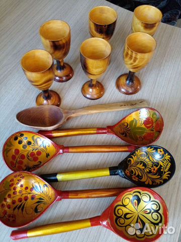 Деревянные Сувенирные Изделия 8 шт