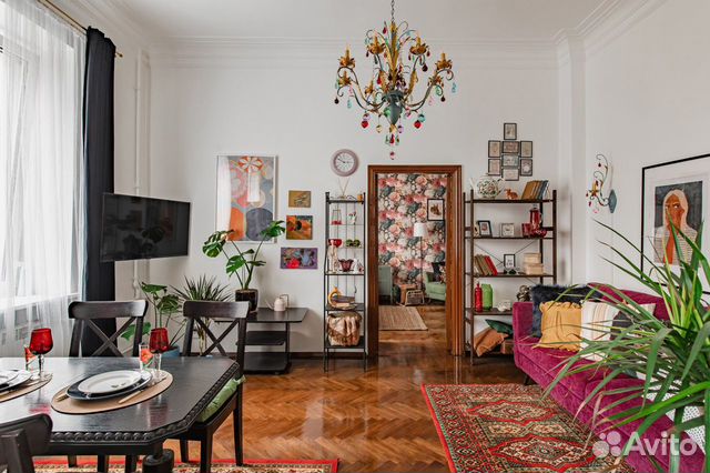 

1-к. квартира, 42 м², 2 кровати