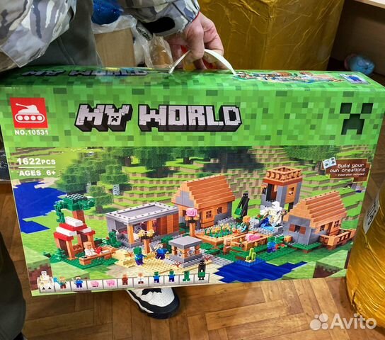 Майнкрафт Большая Деревня 1622 детали