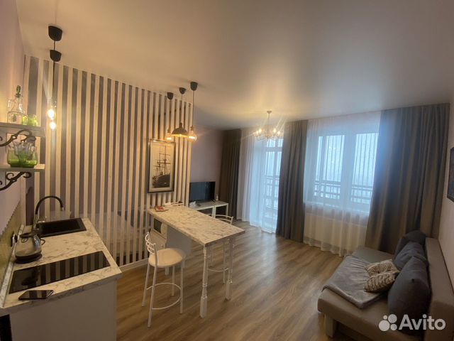 

Квартира-студия, 35 м², 2 кровати