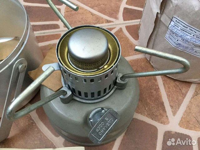 Красный Новый примус шмель 4.Серая горелка СССР