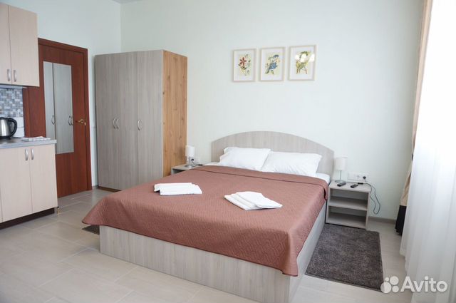 

Квартира-студия, 27 м², 2 кровати