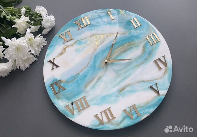 Часы из эпоксидной смолы