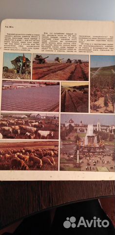 Книга фотоальбом Сельское хозяйство СССР 1982 г