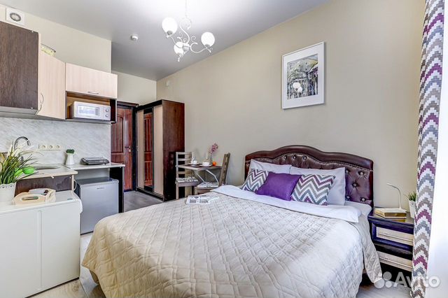 

Квартира-студия, 18 м², 1 кровать