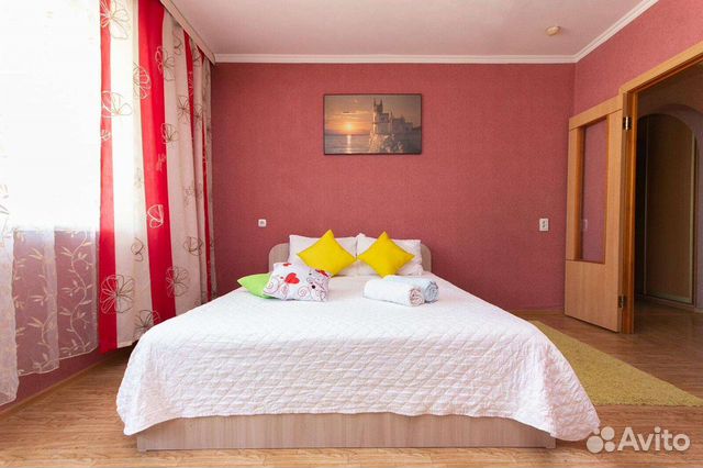 

1-к. квартира, 42 м², 2 кровати