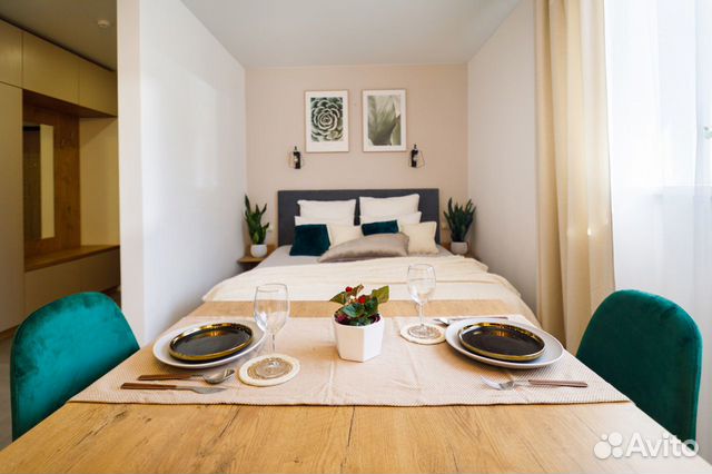 

Квартира-студия, 33 м², 1 кровать