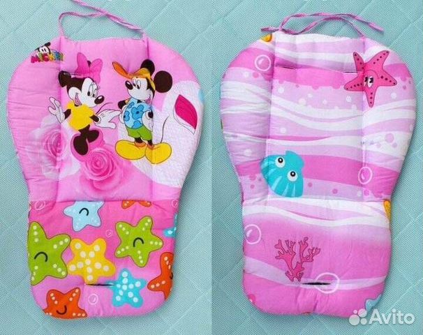 2х сторонний матрасик в коляску