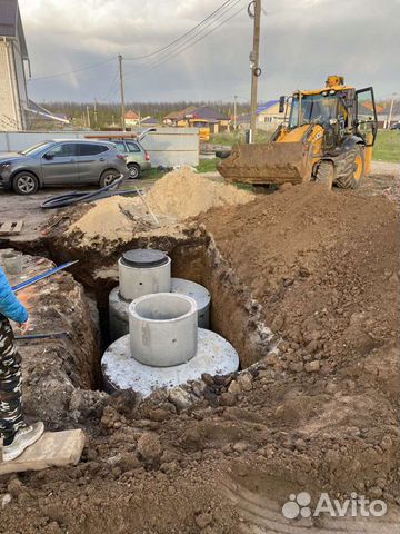 Септик, Канализация, Водопровод, жб кольца