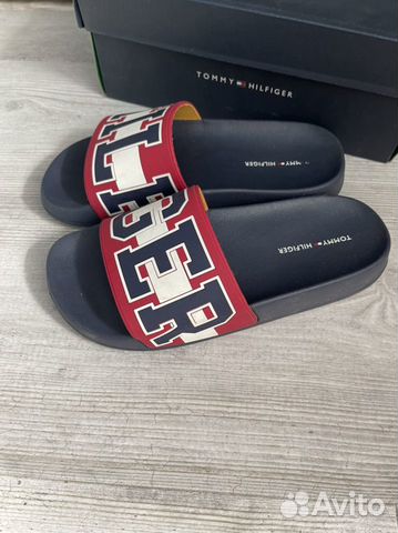 Tommy hilfiger шлепанцы, 35 размер