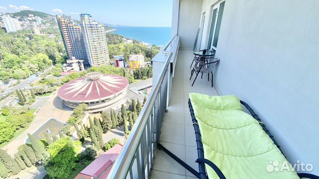 

2-к. квартира в апарт-отеле, 60 м², 3 кровати