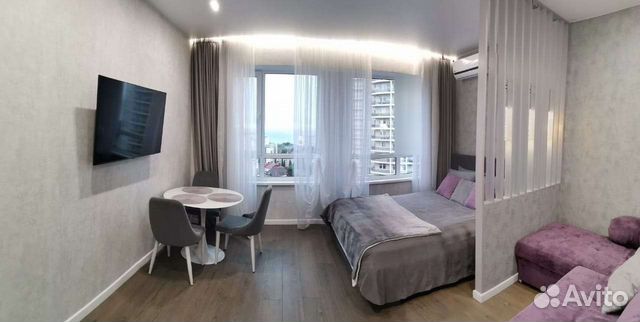 

Квартира-студия, 29 м², 2 кровати