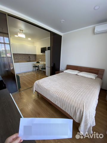 

Квартира-студия, 33 м², 2 кровати
