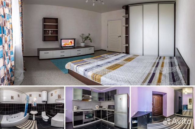 

1-к. квартира, 60 м², 2 кровати