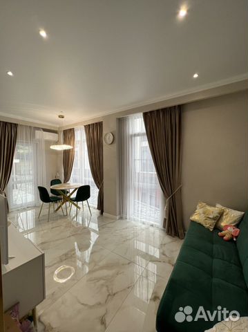 

1-к. квартира, 38 м², 2 кровати