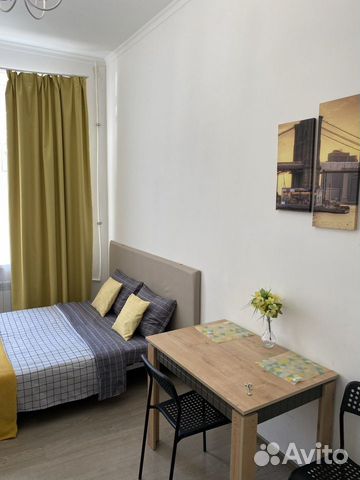 

Квартира-студия, 25 м², 1 кровать