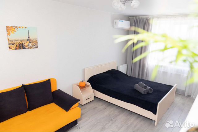 

1-к. квартира, 46 м², 2 кровати