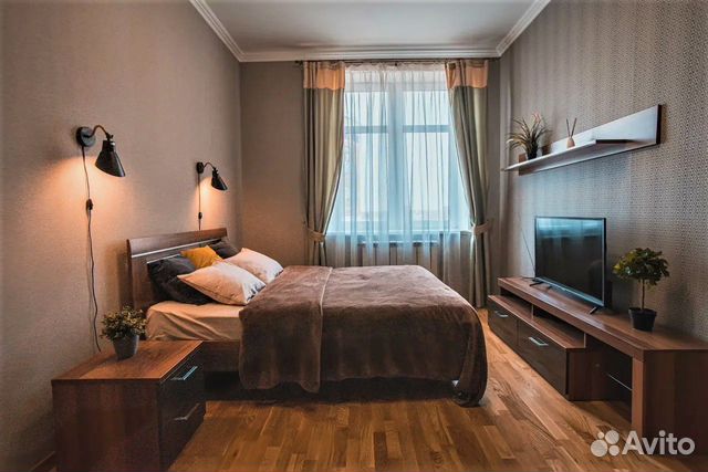 

1-к. квартира, 43 м², 2 кровати