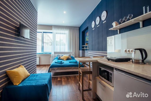 

Квартира-студия, 20 м², 2 кровати